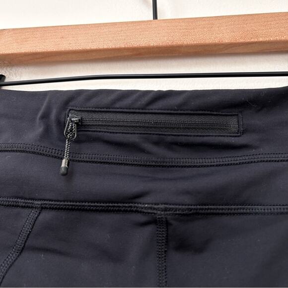 Lululemon Run Inspire Crop II *Luxtreme Black Mesh Leggings Black size 4 - Picture 8 of 12